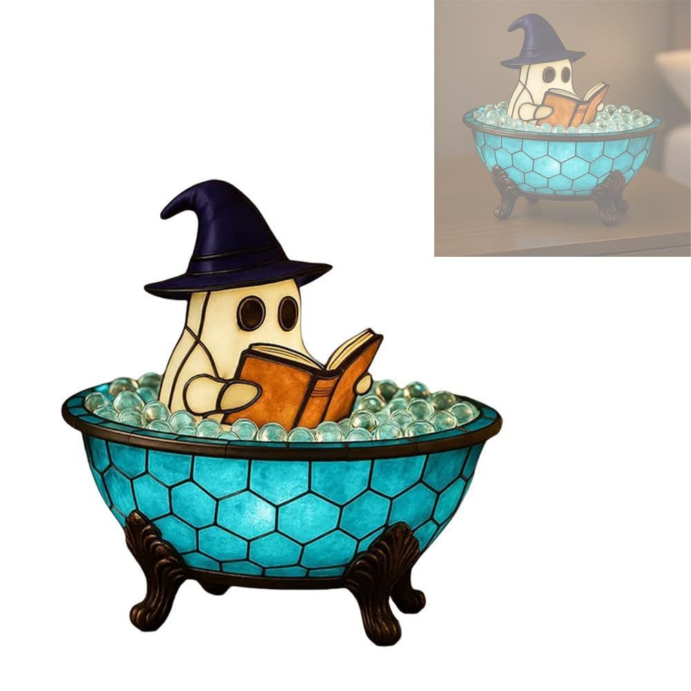 Ghost Bubble Bath Lamp – Spooky Halloween Decoration