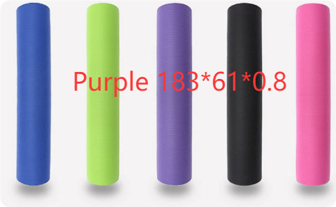 Eco-Friendly NBR Yoga Mat for Yoga & Home Workouts