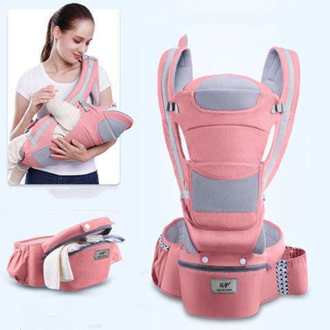 3-in-1 Baby Carrier with Hip Seat – Comfortable & Safe for 0-48 Months