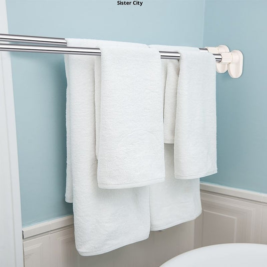 Adjustable Stainless Steel Clothes Drying Rod – Telescopic Support Bar