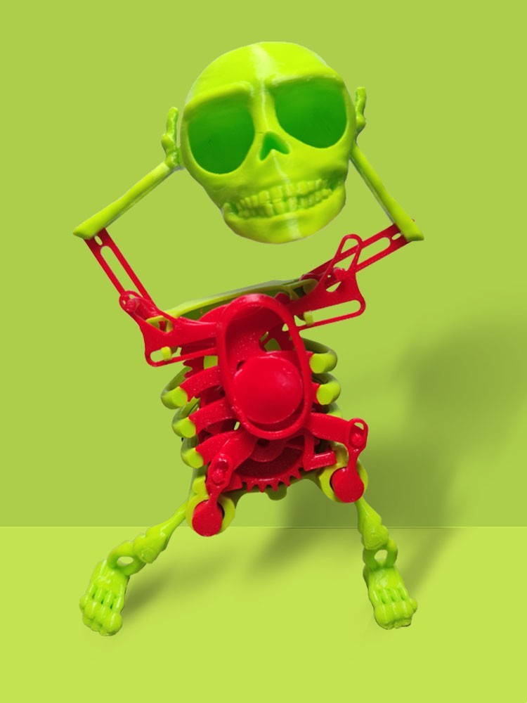 3D Gravity Dancing Skeleton Man Toy – Fun, Stress Relief & Unique Desk Decor