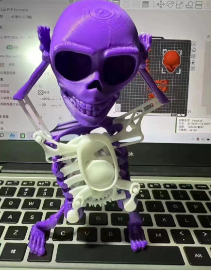 3D Gravity Dancing Skeleton Man Toy – Fun, Stress Relief & Unique Desk Decor
