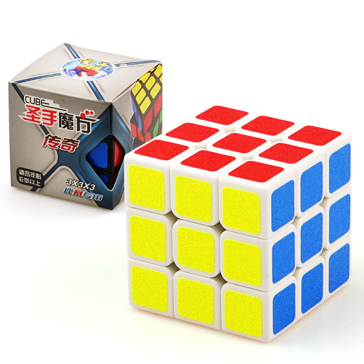 3x3 Speed Rubik’s Cube Smooth Turning Puzzle Toy Professional Magic Cube for Kids & Adults Brain Teaser