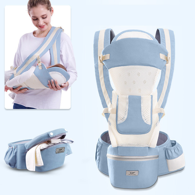 3-in-1 Baby Carrier with Hip Seat – Comfortable & Safe for 0-48 Months