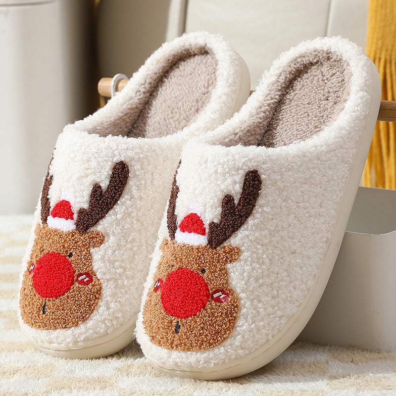 Cute Plush Winter Slippers | Unisex Warm Indoor Shoes | Anti-Slip Cozy Furry Slippers for Home