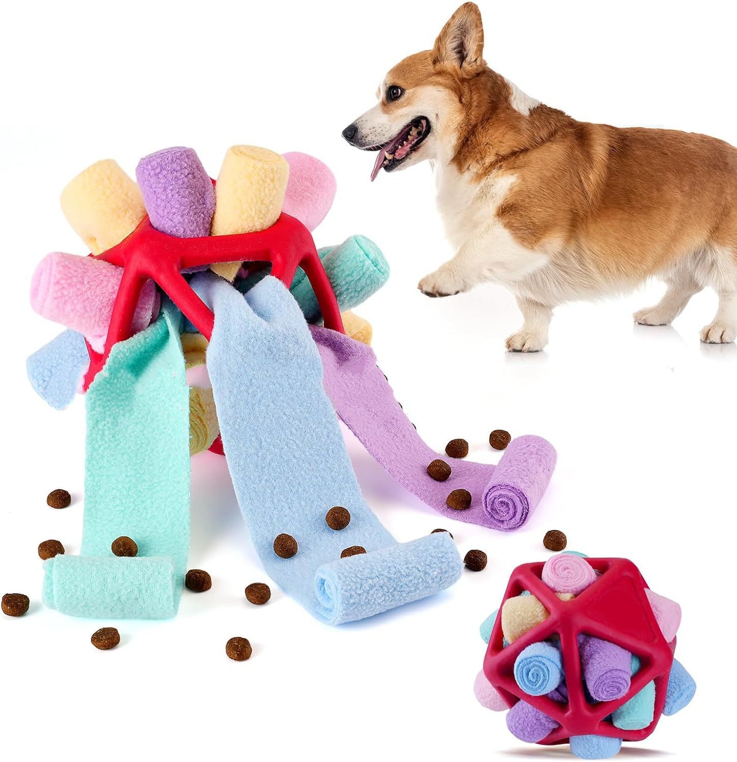 Plush Dog Chew Toy – Soft Fleece Interactive Pet Toy (15×15cm)