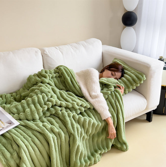 Luxury Soft Rabbit Hair Blanket – Ultra Plush, All-Season Comfort Throw