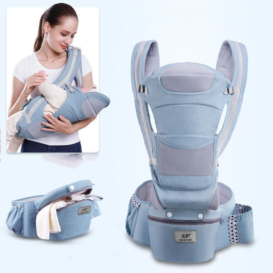 3-in-1 Baby Carrier with Hip Seat – Comfortable & Safe for 0-48 Months