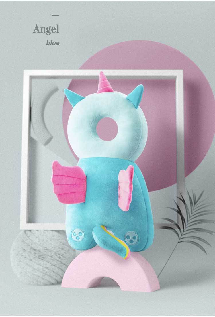 ✈️ Kids Travel Neck Pillow – Plush Animal Character Cushion for Car & Airplane