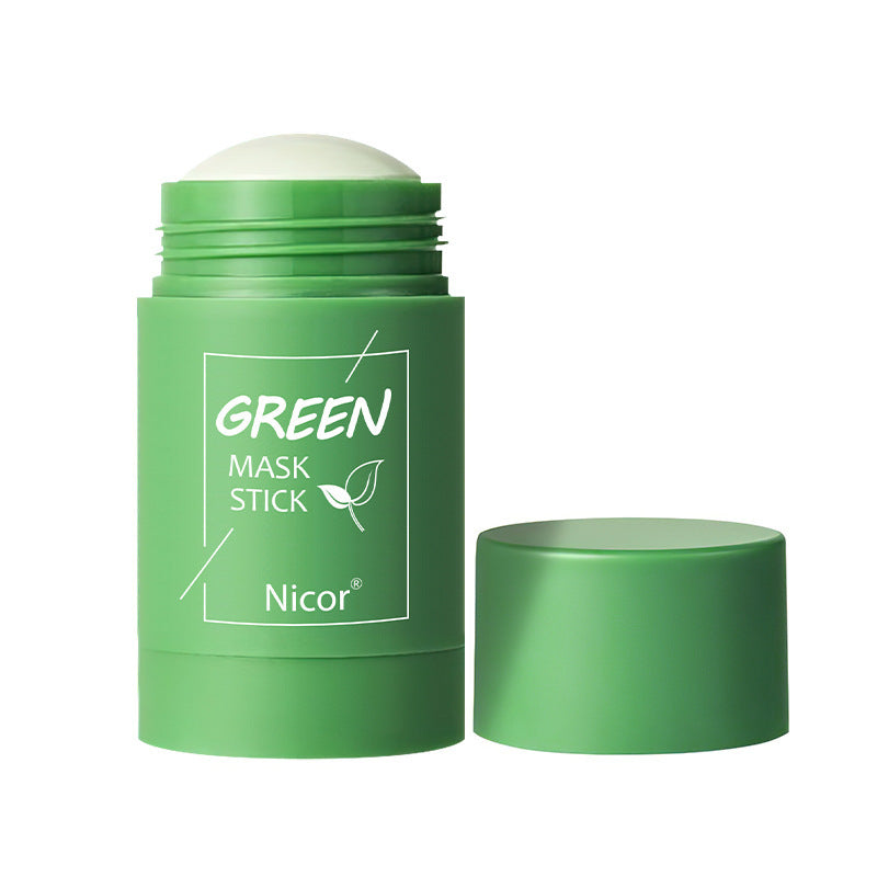 Green Tea & Eggplant Solid Cleansing Mask Stick – Deep Clean & Oil Control