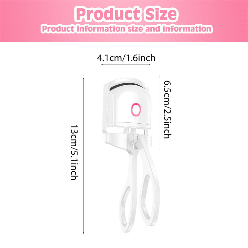Rechargeable Heated Eyelash Curler – Long-Lasting Curl with Dual Temperature Modes