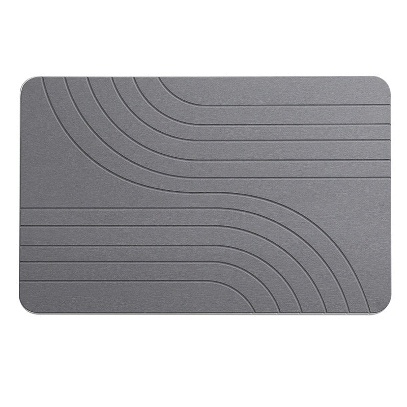 Modern Diatomite Absorbent Floor Mat – Quick-Dry & Stylish