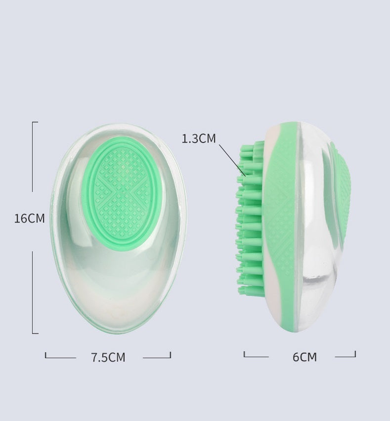 ✨ 2-in-1 Pet Bath & Massage Brush – Gentle Grooming for Cats & Dogs