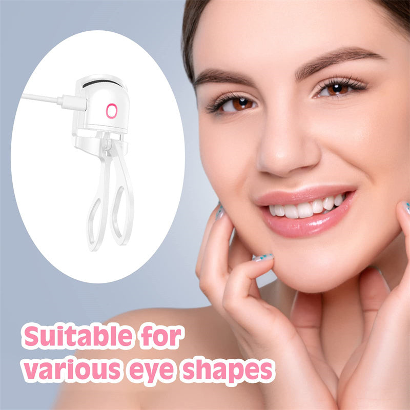 Rechargeable Heated Eyelash Curler – Long-Lasting Curl with Dual Temperature Modes