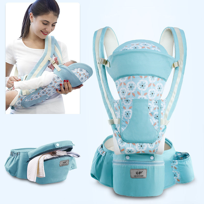 3-in-1 Baby Carrier with Hip Seat – Comfortable & Safe for 0-48 Months