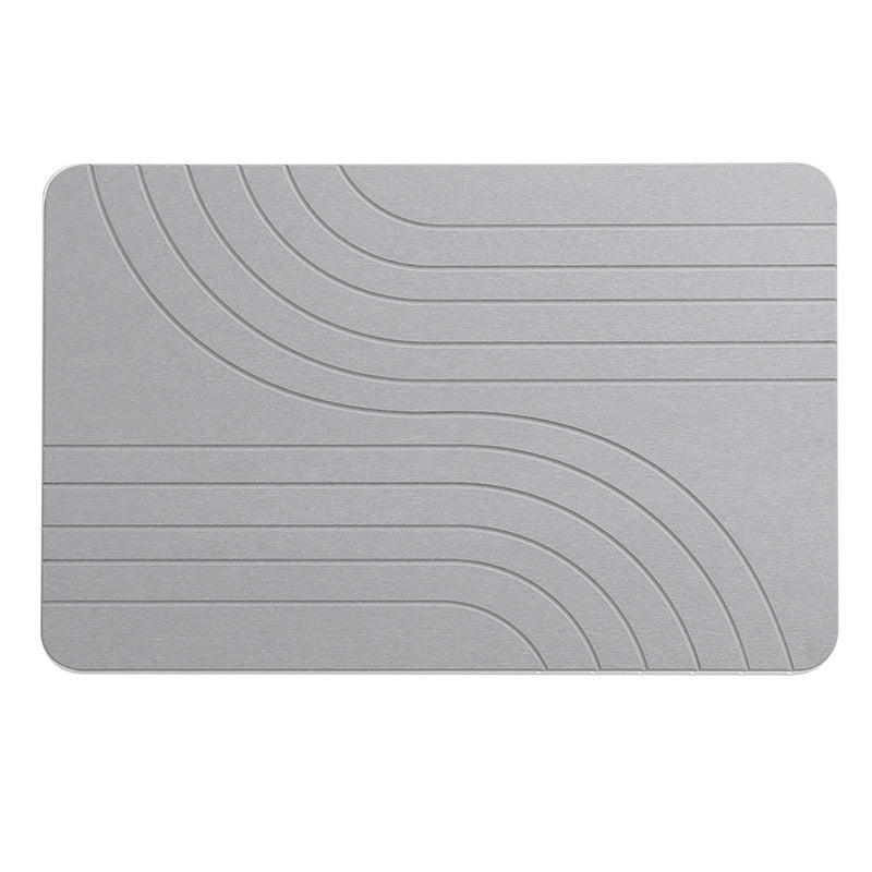 Modern Diatomite Absorbent Floor Mat – Quick-Dry & Stylish