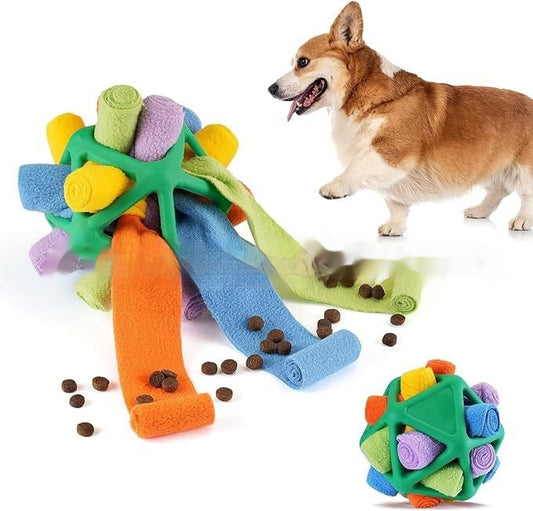 Plush Dog Chew Toy – Soft Fleece Interactive Pet Toy (15×15cm)