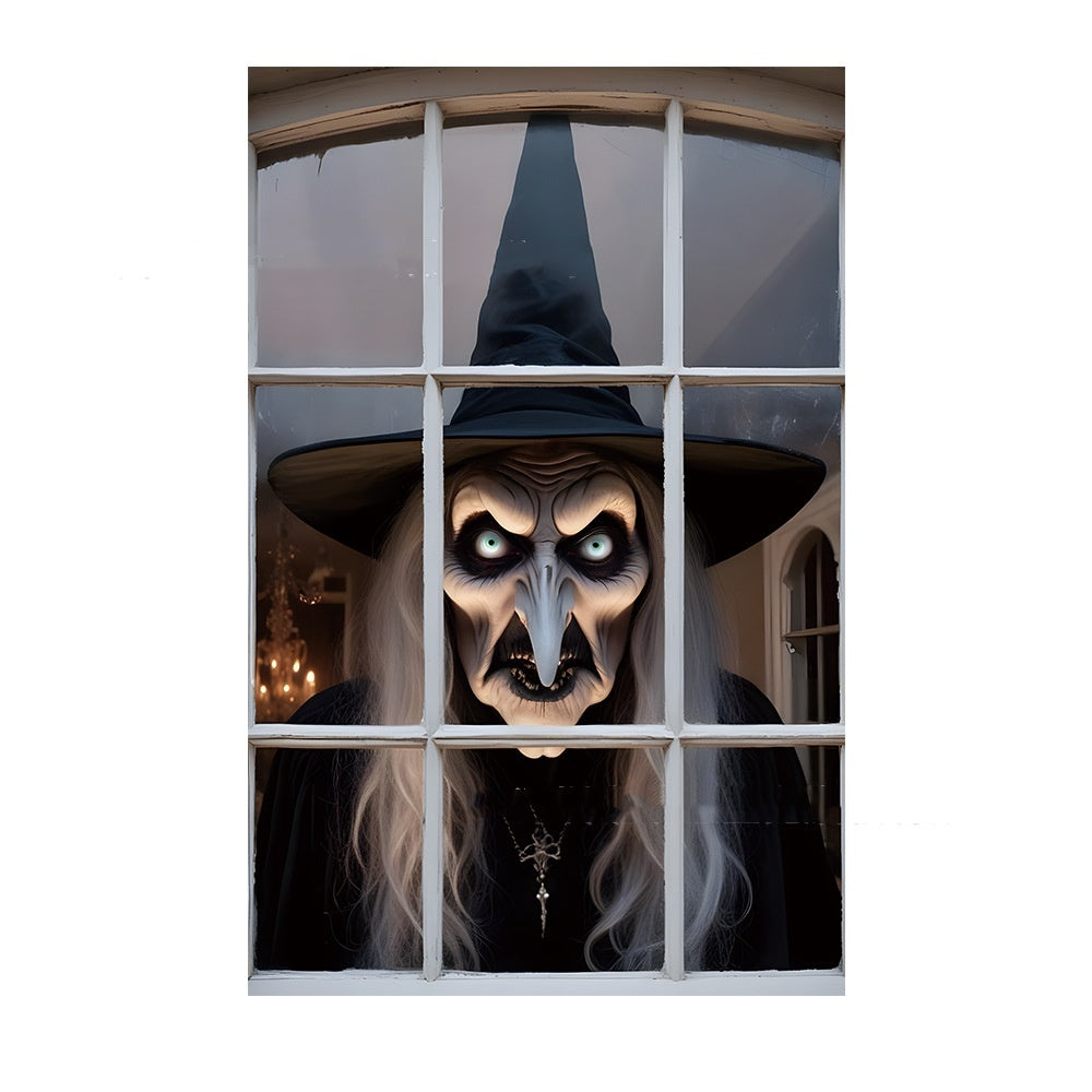Spooky Halloween Window Covers – Realistic Scary Scenes