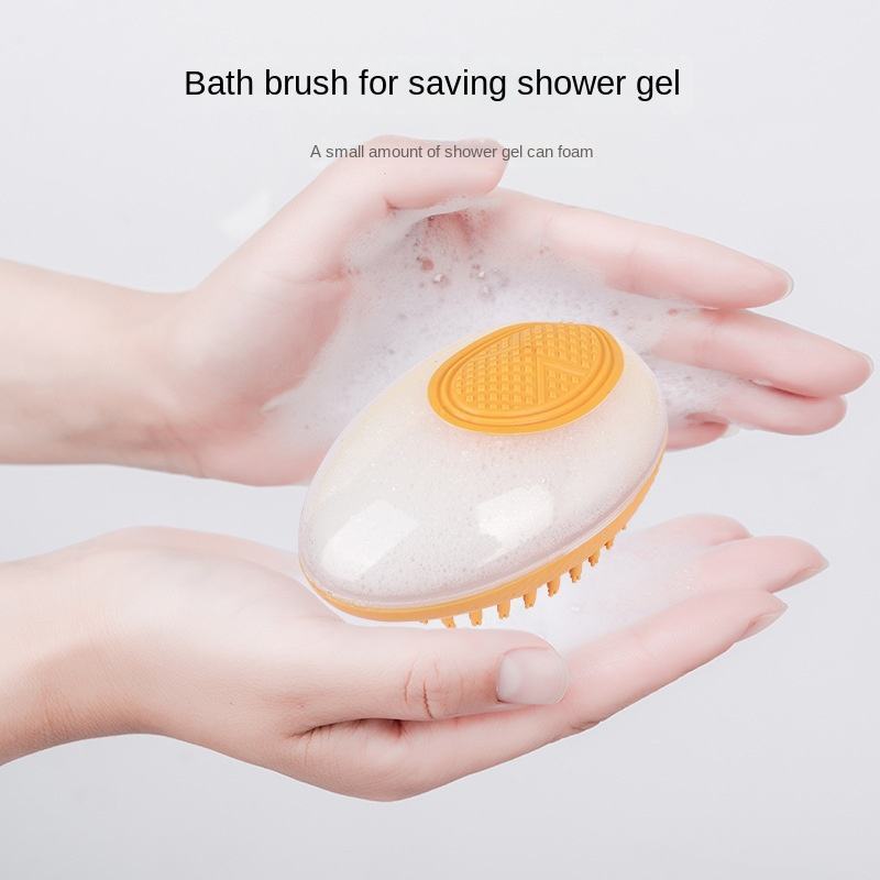✨ 2-in-1 Pet Bath & Massage Brush – Gentle Grooming for Cats & Dogs