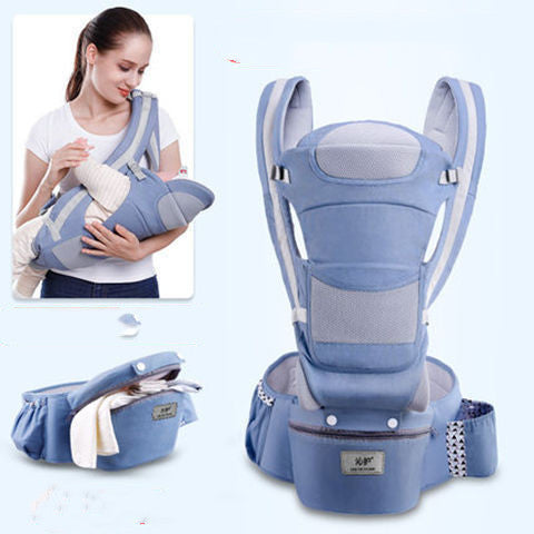 3-in-1 Baby Carrier with Hip Seat – Comfortable & Safe for 0-48 Months