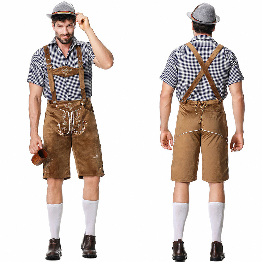 Elegant Embroidered Men’s 3-Piece National Outfit – Perfect for Banquets & Special Events