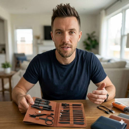 The Ultimate Grooming Bundle (2-in-1 Trimmer + 16-Pc Nail Kit)