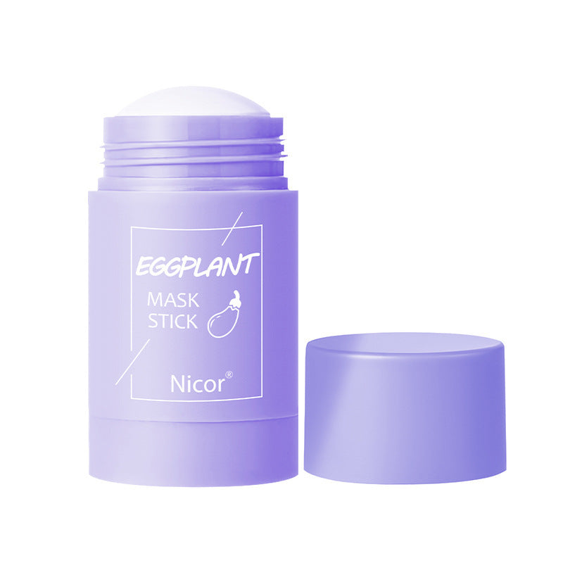 Green Tea & Eggplant Solid Cleansing Mask Stick – Deep Clean & Oil Control