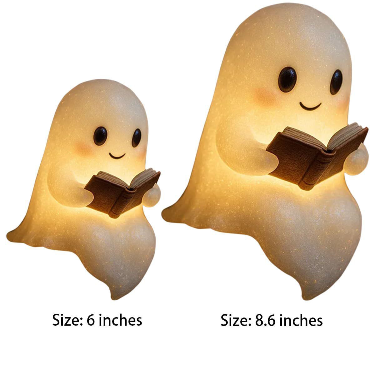 ✨ Cute LED Ghost Night Light – Adorable Bedside Sleep Lamp & Halloween Decoration