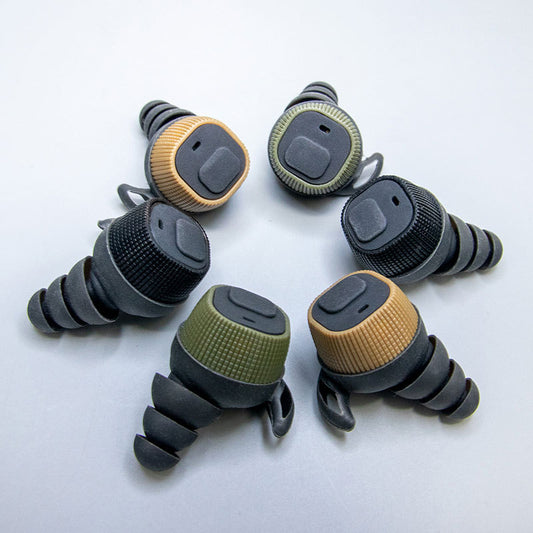 M20 Electronic Earplugs Rechargeable Noise Reduction Earbuds NRR22 Hearing Protection Indoor Outdoor Modes