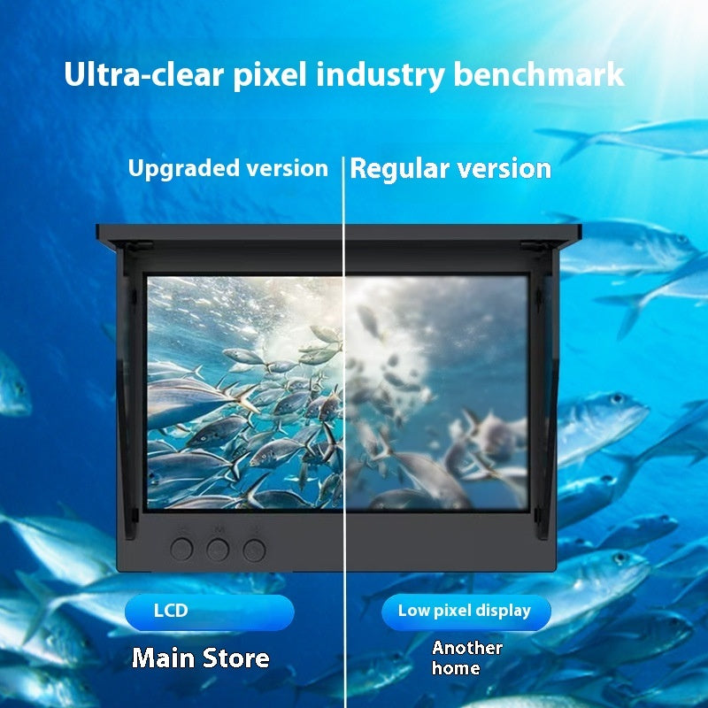 Ultra-Clear Underwater Fish Detector with Night Vision & IPS Screen