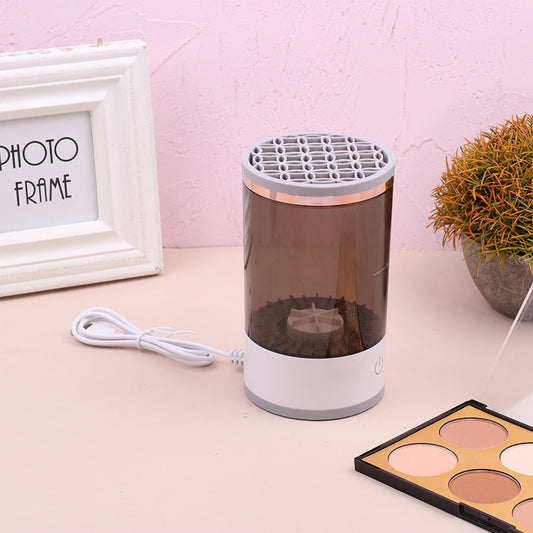 Electric Makeup Brush Cleaner – USB Rechargeable Spinner