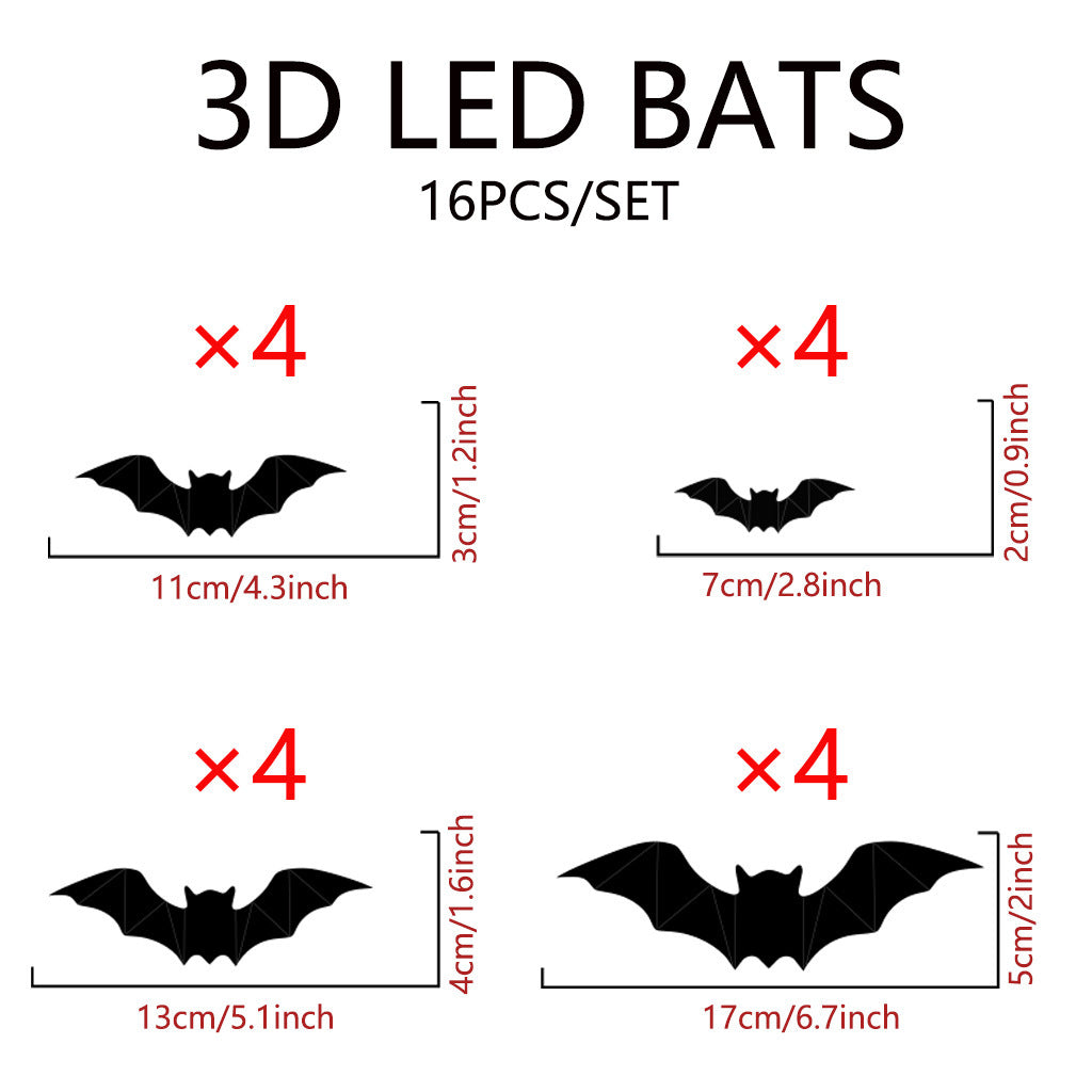 Halloween Bat LED Lamp – Spooky Party Decoration ✨
