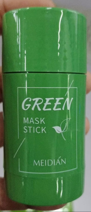 Green Tea & Eggplant Solid Cleansing Mask Stick – Deep Clean & Oil Control