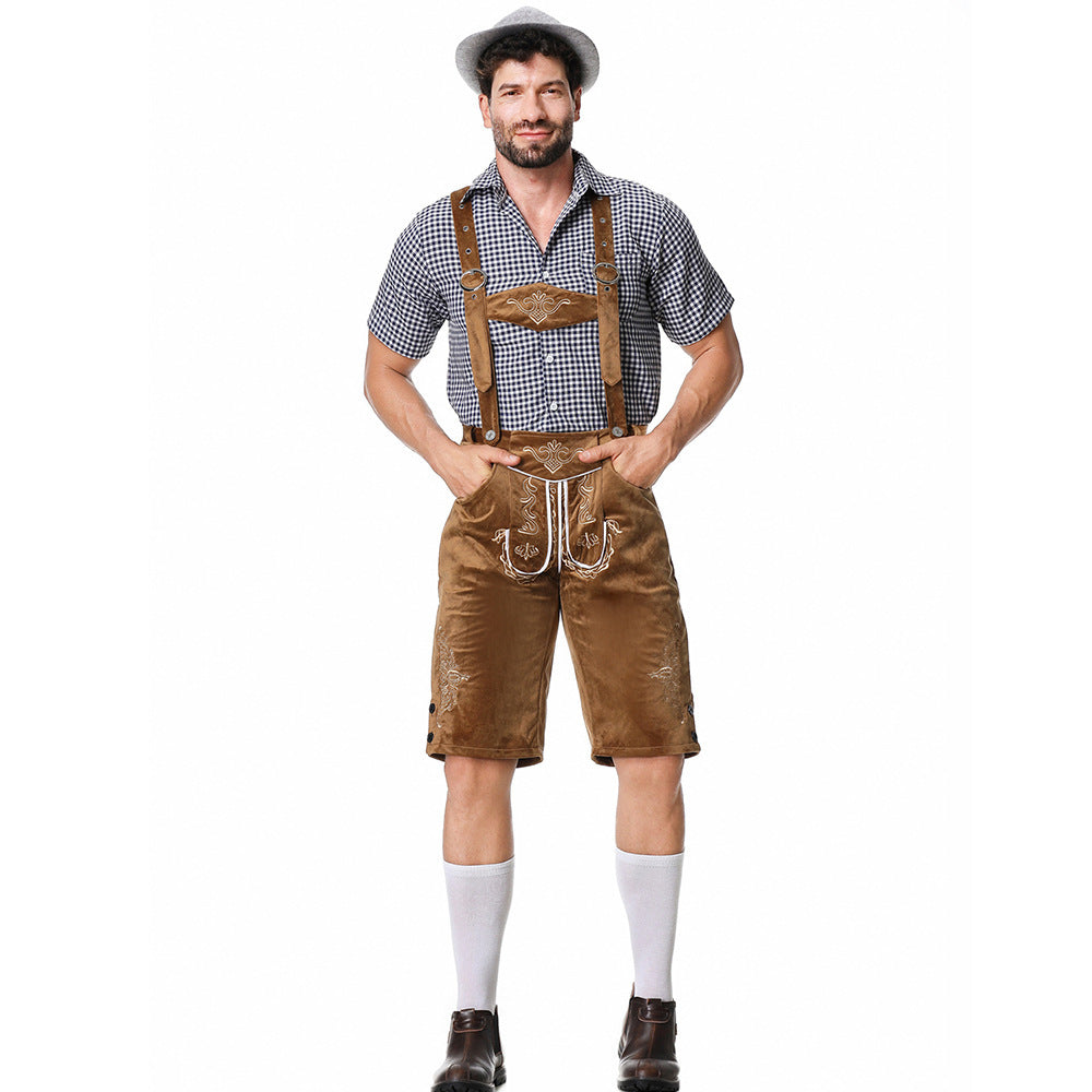Elegant Embroidered Men’s 3-Piece National Outfit – Perfect for Banquets & Special Events