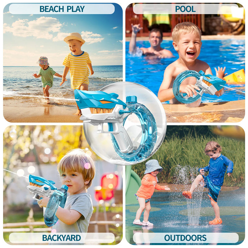 Electric Shark Water Gun – High-Power Soaker for Epic Water Battles