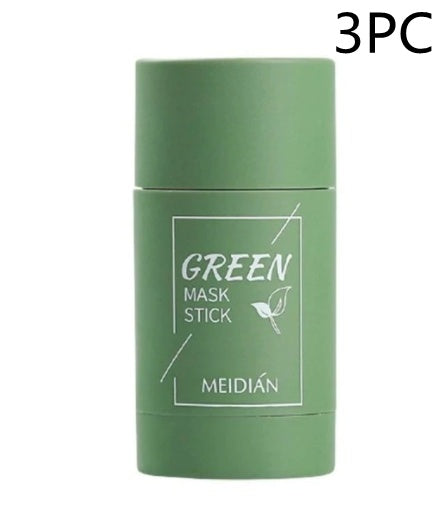 Green Tea & Eggplant Solid Cleansing Mask Stick – Deep Clean & Oil Control