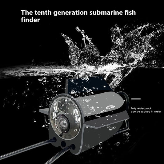 Ultra-Clear Underwater Fish Detector with Night Vision & IPS Screen