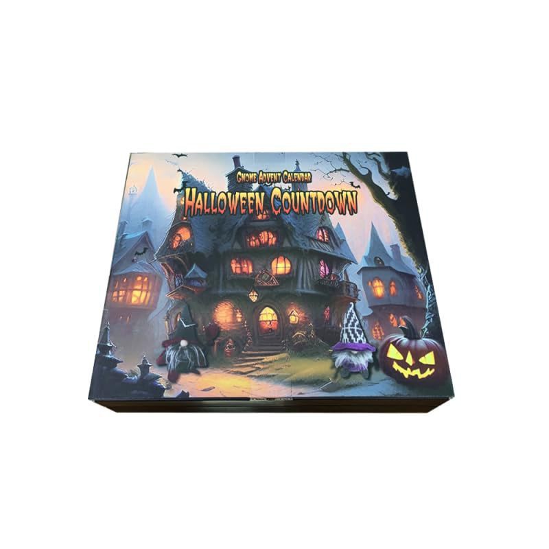 Halloween Dwarf Puzzle Countdown Calendar – Spooky Fun Geometry Craft ✨