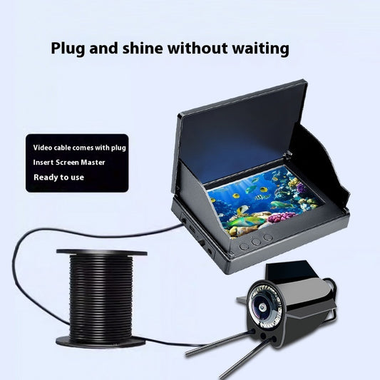 Ultra-Clear Underwater Fish Detector with Night Vision & IPS Screen
