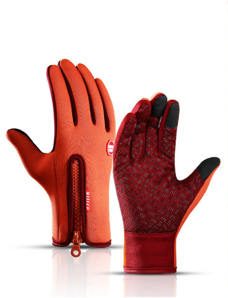 Unisex Polar Fleece Riding Gloves – Warm, Anti-Slip & Stylish Winter Wear