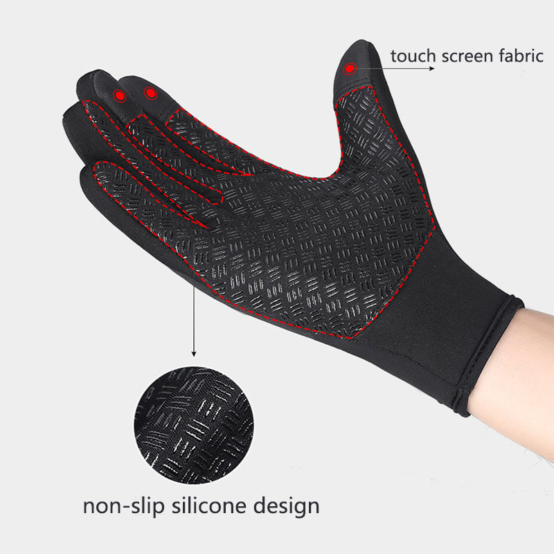 Unisex Polar Fleece Riding Gloves – Warm, Anti-Slip & Stylish Winter Wear