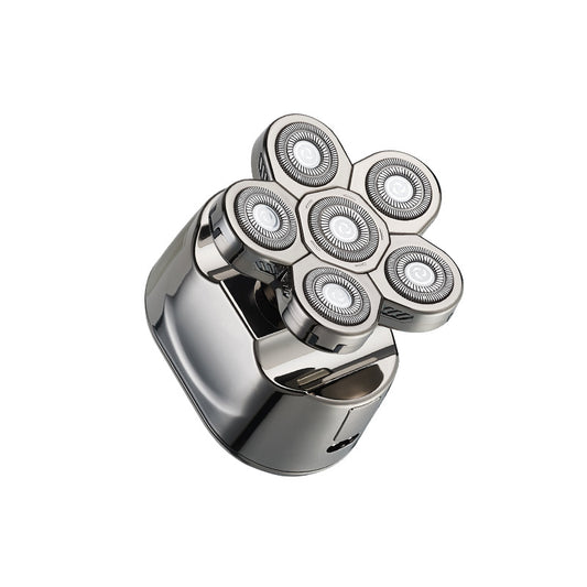 Professional Hair Clipper 6-in-1 Electric Trimmer Rechargeable Beard & Hair Cutting Machine LED Display Waterproof