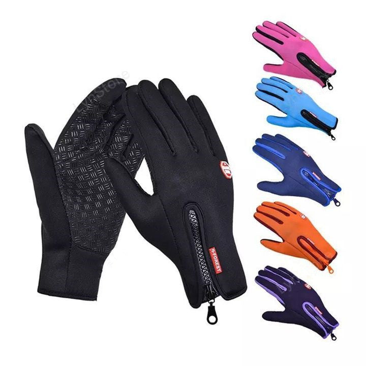 Unisex Polar Fleece Riding Gloves – Warm, Anti-Slip & Stylish Winter Wear