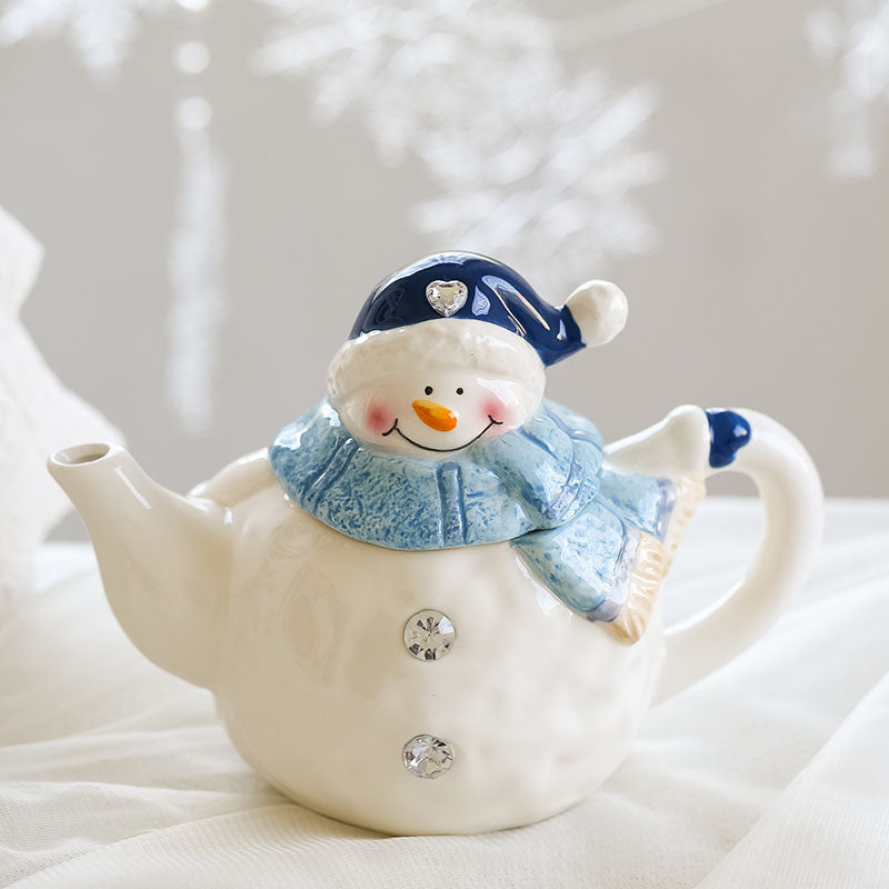 Cute Cartoon Porcelain Decorative Piece – Festive & Healing Style