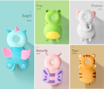 ✈️ Kids Travel Neck Pillow – Plush Animal Character Cushion for Car & Airplane