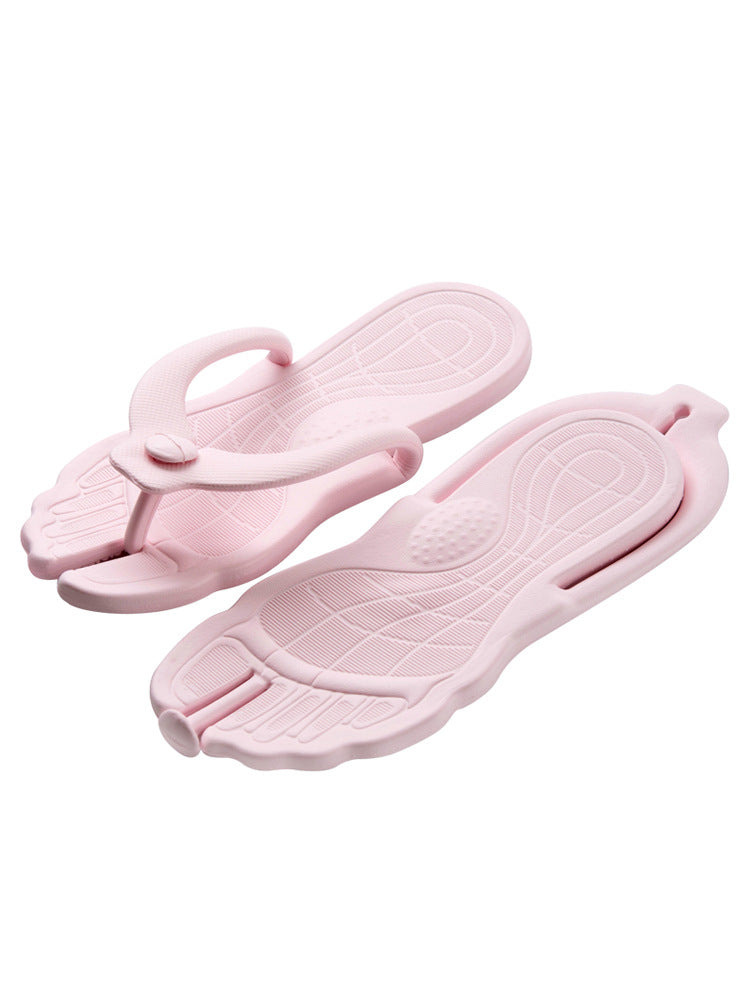 Foldable EVA Flip Flops – Lightweight Travel Slippers (Non-Slip)