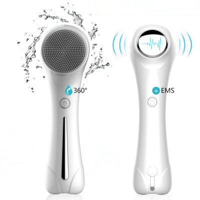 2-in-1 Electric Facial Cleanser & Moisturizing Device USB Rechargeable Deep Cleansing Face Brush with 30ml Water Tank