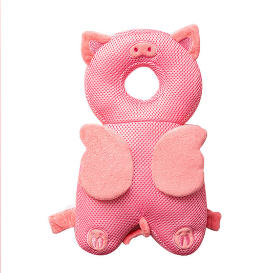 ✈️ Kids Travel Neck Pillow – Plush Animal Character Cushion for Car & Airplane