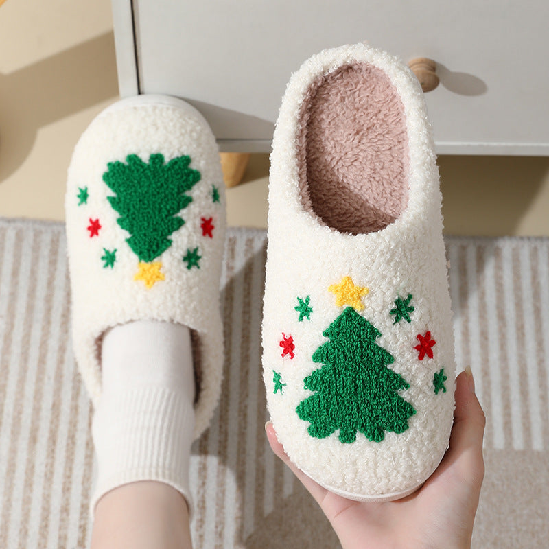 Winter Suede Warm Slippers – Cozy, Stylish & Holiday-Perfect!