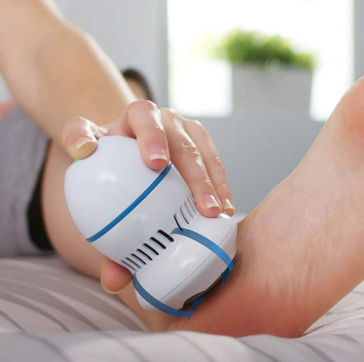 Electric Callus Remover with Vacuum Absorption | Rechargeable Foot File with Diamond Grinders & Massage Function